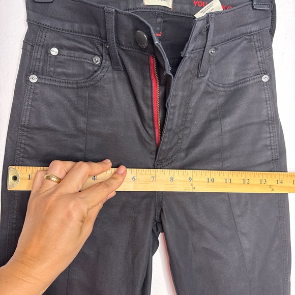 Alice + Olivia Black Cosmic Jeans AO.LA Sz 24 Used - Picture 11 of 12